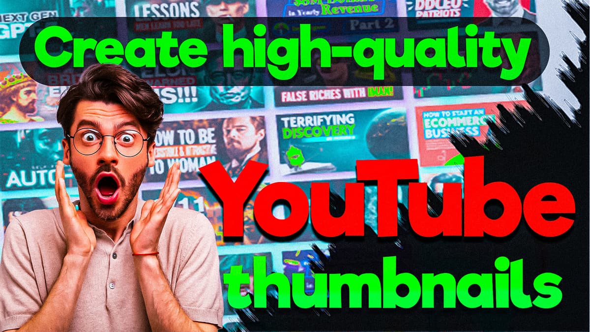 How to create attractive thumbnail for YouTube.